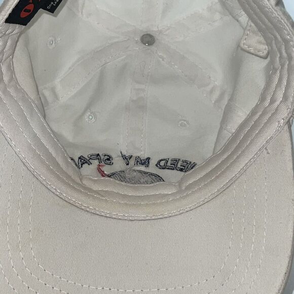 Vintage Otto NASA Hat Ball Cap White Adjustable Back Cotton I Need My Space - Picture 8 of 9